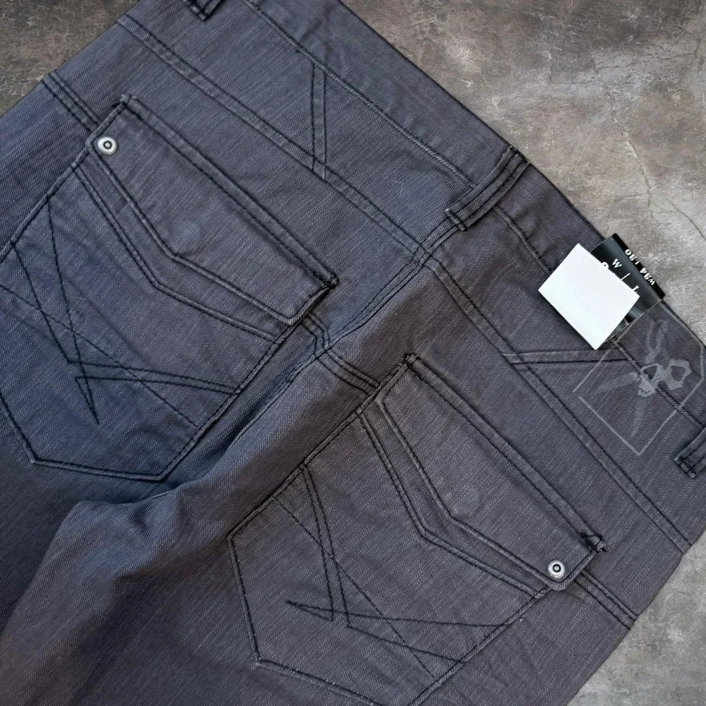 Marc & Ecko Grey Straight Fit Jeans Men's Size 34x30 Skater Grunge Y2K VTG